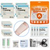 RHINO RESCUE Burn Kit, 4pcs Burn Dressings 4x4”, 8pcs Burn