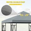 9.8'x9.8' Replacement Canopy Top Cover Only for Gazebo, Double Tiered