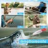 5 Señuelos Popper De 43g Kit Pesca Superficial Mar Playa