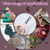YIKTUNQ Kids Scissors with cm Scale, 2 Pcs 13 cm