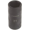 CRAFTSMAN Deep Impact Socket, Metric, 1/2-Inch Drive, 27mm (CMMT16087)
