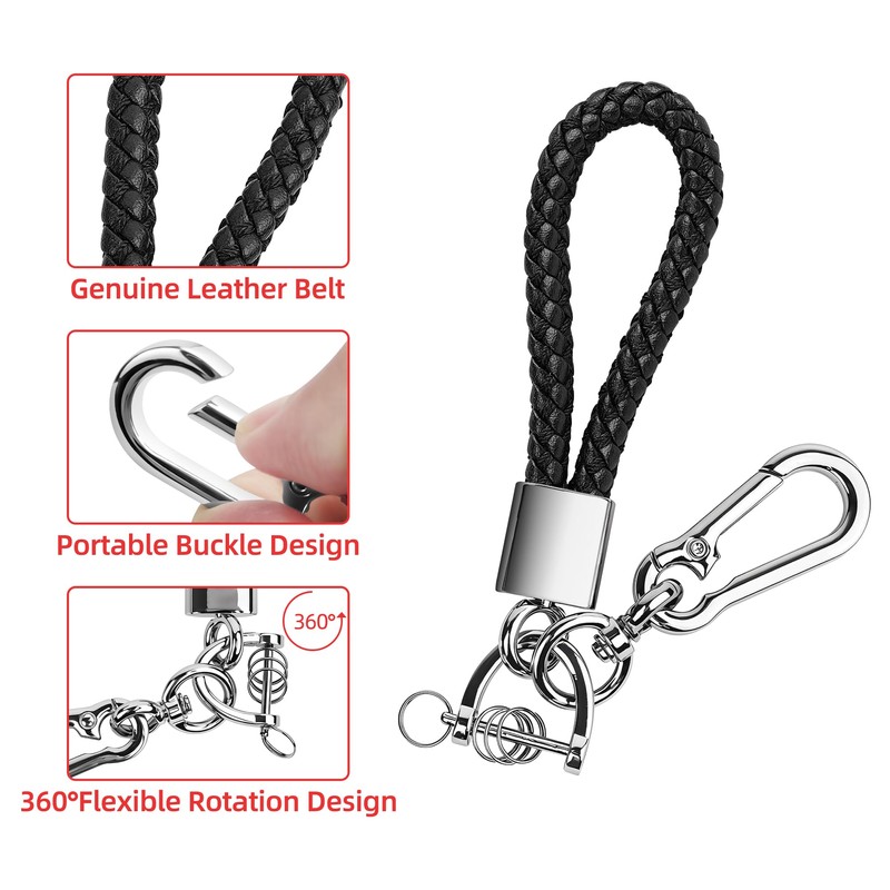 JOYEAR for Chevy Key Fob Cover with Key chain Compatible