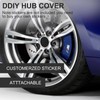UYGTHI 4 Stück Nabendeckel 60mm, Radnabenkappen Aus Hochwertigem ABS, Nabendeckel