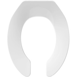 CcBello Commercial Heavy Duty Open Front Toilet Seat Without Cover, Thickened Material,