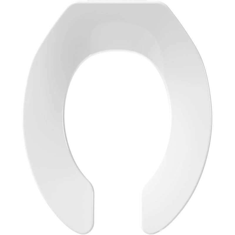 CcBello Commercial Heavy Duty Open Front Toilet Seat Without Cover,