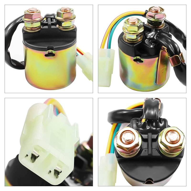 Starter Solenoid Relay/Voltage Regulator Rectifier/Ignition Coil (3 Pcs) Kits for