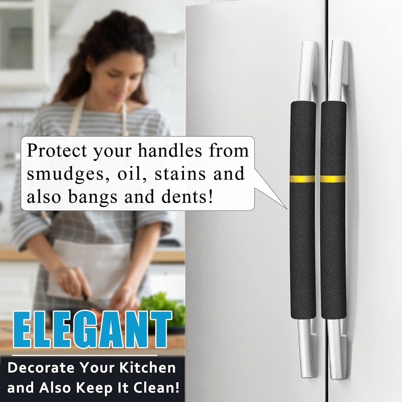 ELCOOR Refrigerator Handle Covers, 5PCS, Safeguard Your Kitchen and Appliances