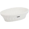 Saleen Trend Basket Oval 23,5x16x6,5 cm in White, polypropylene 23.5