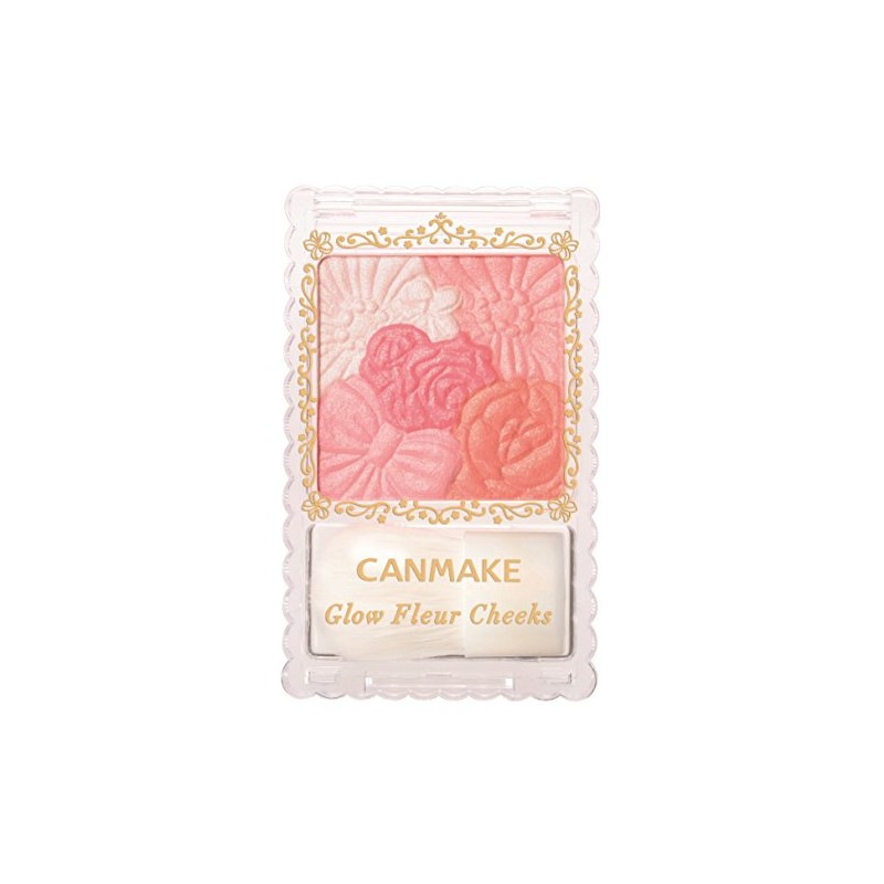 Canmake Grow Fleur Cheeks 02, Apricot Fleur 0.2 oz (6.3