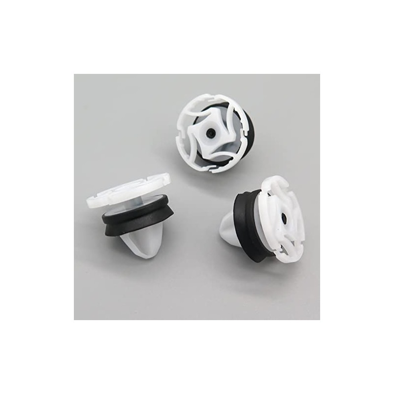 VVO Fasteners- White Plastic Rear Door Card Clips for Renault