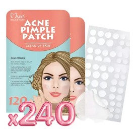 Parches Acné Espinillas Facial Absorbente Invisibles 240pz F                                                                                          