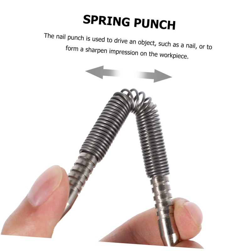 KONTONTY 2pcs Spring Nail Hinge Pin Removal Tool Pin Punch