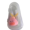 Atomic Angel Baby Nasal Aspirator, Pink Duck Design with Anti-backflow,
