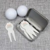 Azeeda 'Forced To Work, Born To Dilly' Golf Divot Tool/Repair