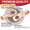 20 PCS AWG 6 Gauge 5/16 3/8 Copper Wire Lugs