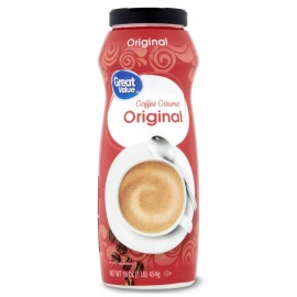 GV GREAT VALUE ORIGINAL CREAMER 16oz - PACK OF 6