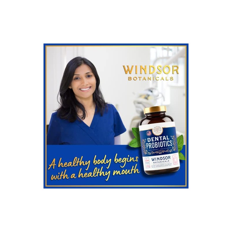 Windsor Botanicals | Probióticos Dentales para el Mal Aliento |
