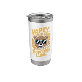 Funny Vape Shirt - Vapey the Bear - Vape Shirt Stainless Steel Insulated Tumbler