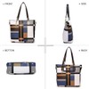 Bolso de mano para mujer de piel sintética a cuadros