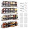Ultimate Hostess Spice Rack Wall Mounted 4 Tier – Space-Saving