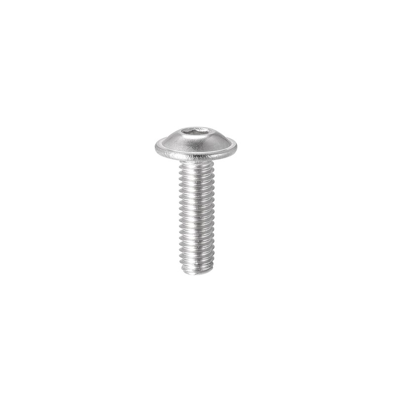 sourcing map Pack of 50 hexagon socket screws with flange