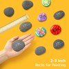 Simetufy 45 Pcs Painting Rocks Bulk, 2"-3" River Rocks for