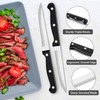 LIANYU 65-Piece Silverware Flatware Set for 10, Plus Steak Knives