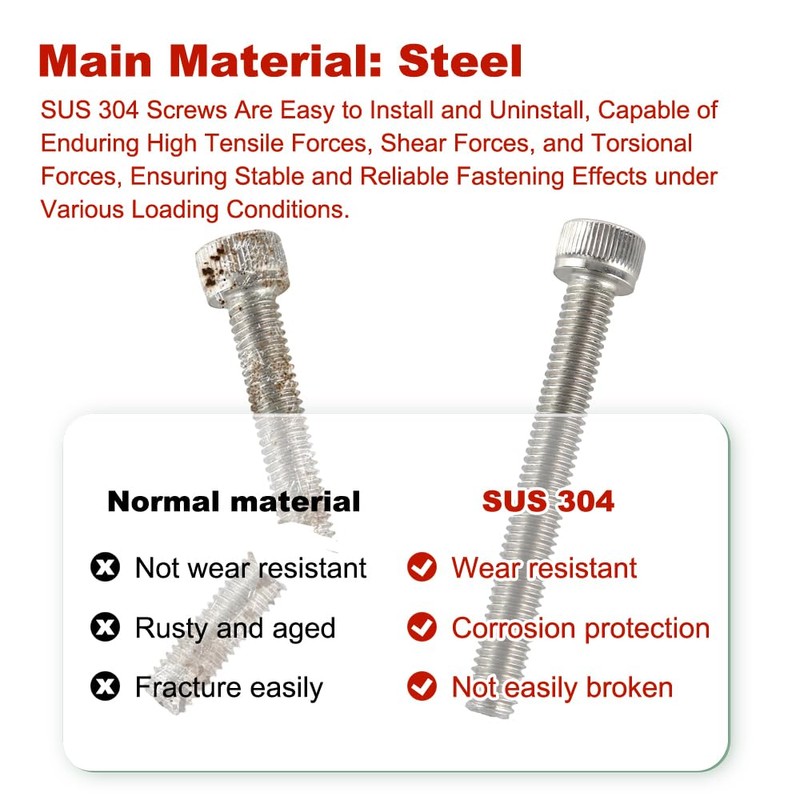 CYCBOLT Motorcycle Bolt Engine Screw Kits Set Fit for XR75