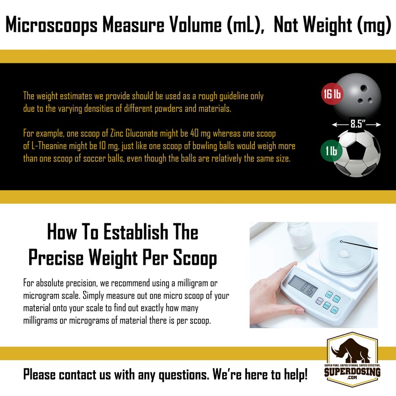 SuperDosing Static-Free Micro Scoop Variety Pack 6 Milligram - 30