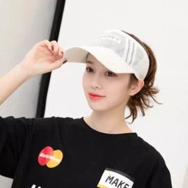 밴드형 스포츠썬캡(화이트) 골프 테니스 바이저썬캡 Band Type Sports Sun Cap (White) Golf Tennis Visor Sun Cap
