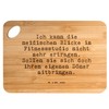 Mr. & Mrs. Panda Bamboo Chopping Board with German Text