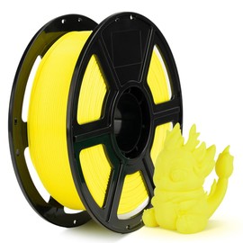 FLASHFORGE Rapid PLA Filament 1.75mm, High Flow Speedy 3D Printer Filament, Experience Exceptional Performance with 500mm/s High-Speed Printing, Neatly Wound & Top-Notch Filament (Nero Yellow)