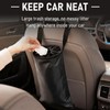 Car Trash Bag, Hanging Car Garbage Bag with Elastic Top
