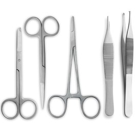 SURGICAL ONLINE - Suture Scissors Set - O.R. Grade Stainless Steel Suture Removal Kit for Medical Training