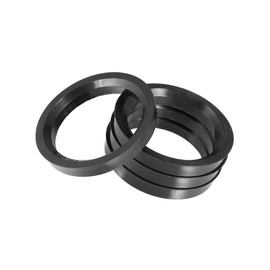 Motoforti 70.1mm to 57.1mm Universal Car Hub Centric Rings Black - Pack of 4 Long-Lasting