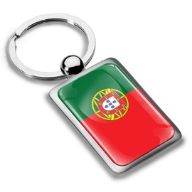 Biomar Labs® 3D Metal Portugal Flag Keyring Key Ring Accessories Men Women Keychain Gift KK 214