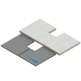 Lynn Manufacturing Replacement Lopi Ceramic Fiber Baffle Plate and Blanket Kit, Evergreen NexGen-Fyre Including Step-Top and Insert, 250-03598, 250-03599, 2208C