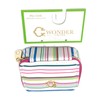 Colorful Pin Striped Pill Case Plus Pill Organizer (8 compartments)