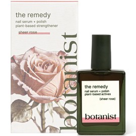 Botanist The Remedy | Nail Strengthening Polish | Repairs & Hardens Nails Damaged from Acrylics, Dip & Gel Manicures | Non-Toxic, 84% Plant Based, 21-Free & Vegan (Rose)