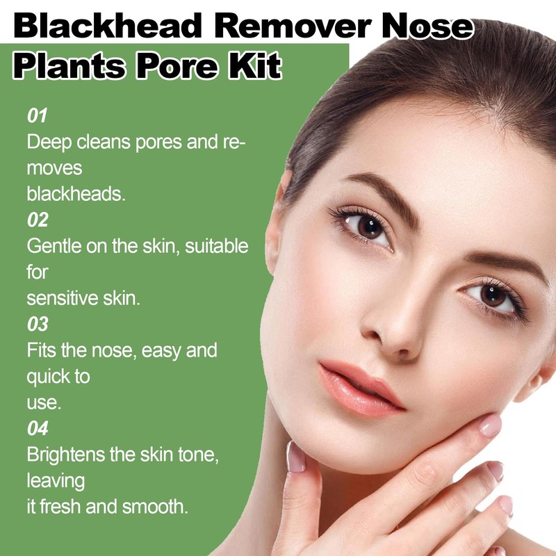Blackhead Remover, Pack of 60 Blackhead Remover, Blackhead Remover, Clear