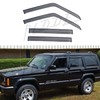 PLDDE Window Visors Compatible with 1984-2001 Jeep Cherokee 4-Door Out