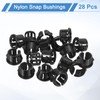 sourcing map 28 Pcs Cable Snap Bushing Grommet, 1/2" Mounting