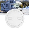 Deck Plate, 6in Deck Plate Inspection Hatch Cover Round White