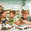 8 Packs Armor Battle Dinosaur Jurassic Building Block Set for