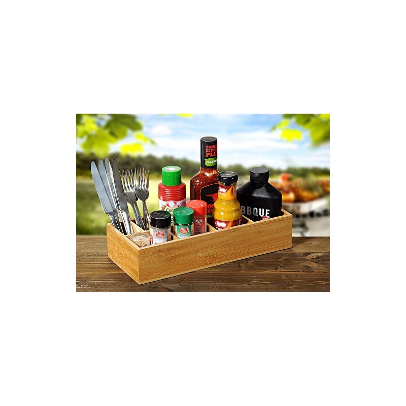 KESPER 70855 Storage Box with 8 Compartments Made of FSC