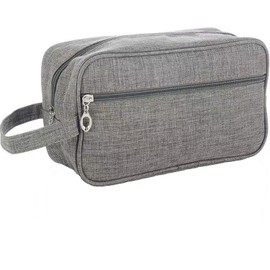Toiletry Bag for Men, Large Travel Shaving Dopp Kit Bathroom Toiletries Accessories Organizer Storage Water-Resistant Cosmetic Bag for Men Women (Grey)