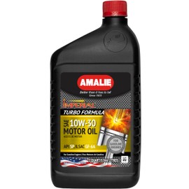 AMALIE IMPERIAL TURBO 10W-30 Motor Oil (160-71076-56) 1 Quart Bottle, Pack of 12 | Made in USA