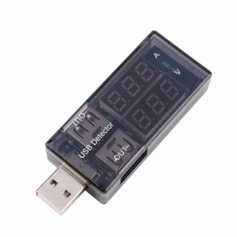 USB Power Meter, 3-9V 0-5A Voltage Tester Multimeter, LCD Digital
