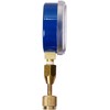 Yellow Jacket 40332 Blue Compound Gauge with 19110 Quick Coupler