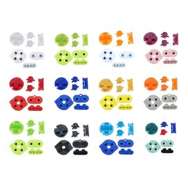 Sonuen Silicone Rubber Conductive Button Pad with A B Power ON Off Buttons for Gameboy Color GBC (I)